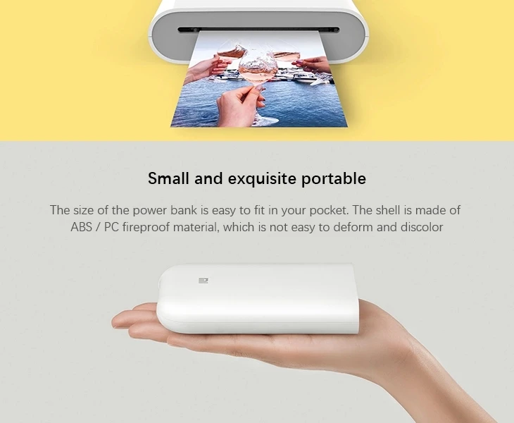 Xiaomi Mijia Photo Printer 300dpi Mi Portable Mini Pocket Picture