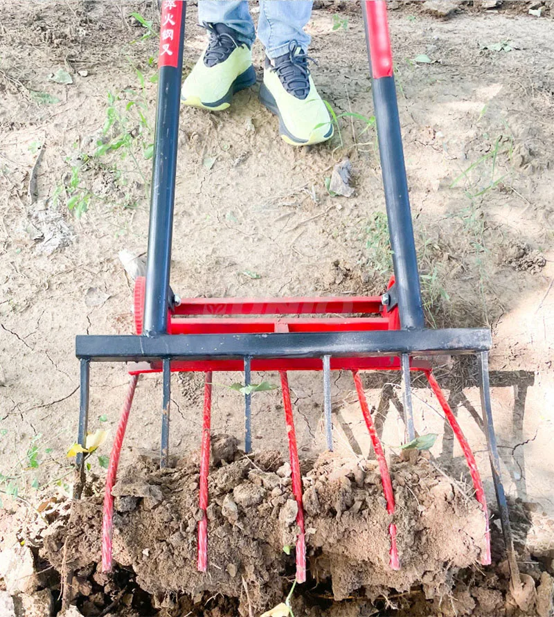 Metal Hollow Tine Outdoor Garden Hand Tools Grass Lawn Aerator H7682e650864c493ab7f925a30fdc9aa6q