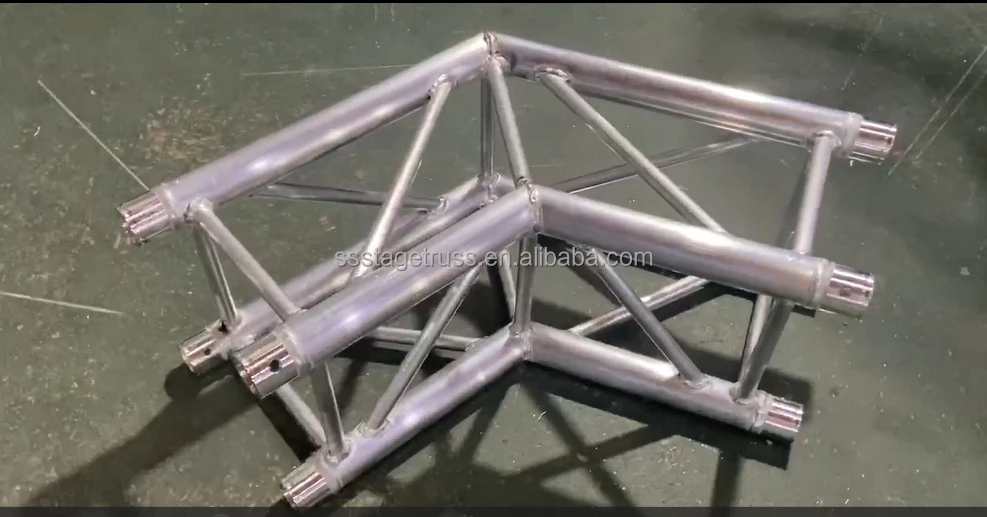 290mm Aluminum Spigot Truss 2-Way 120° Corner Truss Corner Connection Accessories for Concert Stage supplier