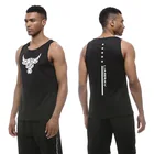 Singlet Custom Logo Stringer Fitness Vest Singlet Workout Muscle Bodybuilding Gym Men Tank Top