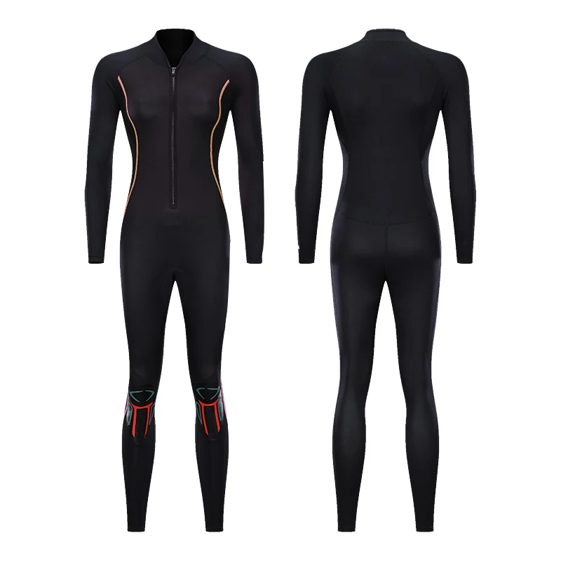 Customized Front Chest Zipper One Piece 3mm Neoprene Surf Wetsuit Swimming Diving Suits