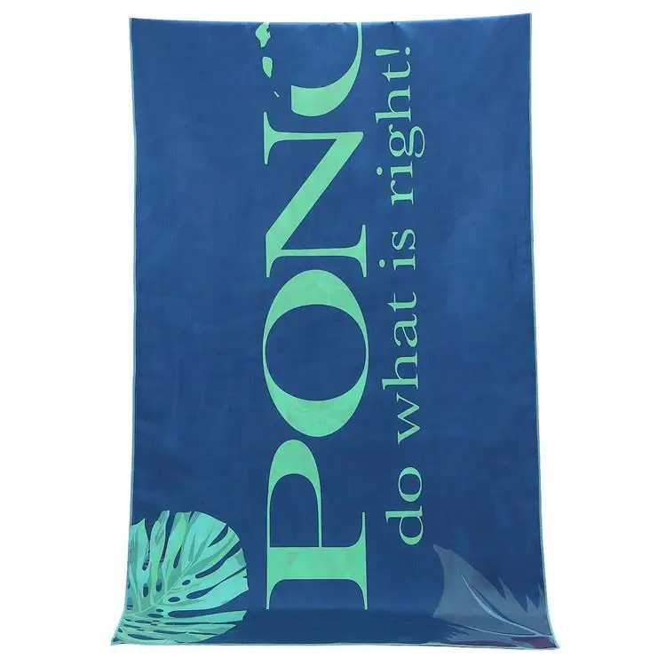 Quick Drying Custom Size Sublimation Printing Sand Free Suede Microfiber Extra Large Beach Towels