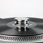 Lp Stainless Steel LP Record Stabilizer Vinyl Clamp Turntable Record Weight With Custom Logo