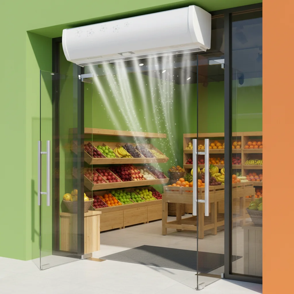 Air Curtain, 1.2m, Wall - detail 4
