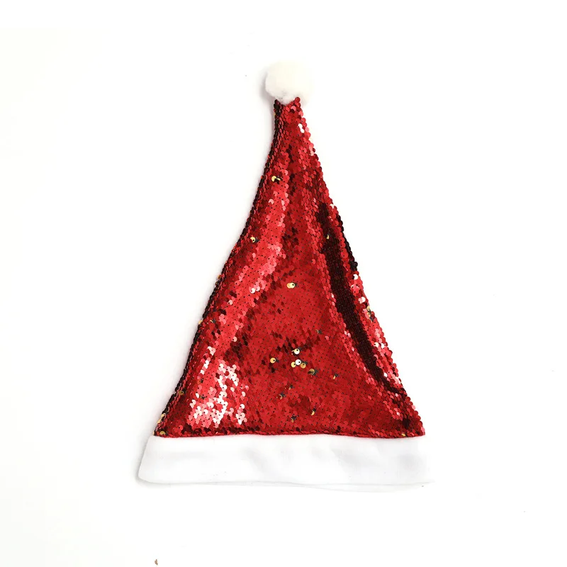 sequin santa hat