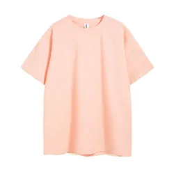 Men and women through wear solid color casual off shoulder T-shirt through style