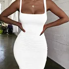 Casual Dress 7 Days Shipping Women's 2021 Club Party Cocktail Party Sexy Bodycon Sleeveless Mini Casual Dress