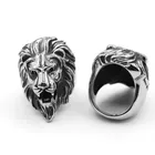 Mens Ring Men Mens Jewelry Stainless Steel Ring Lion Head Ring Punk Ring For Men Boys
