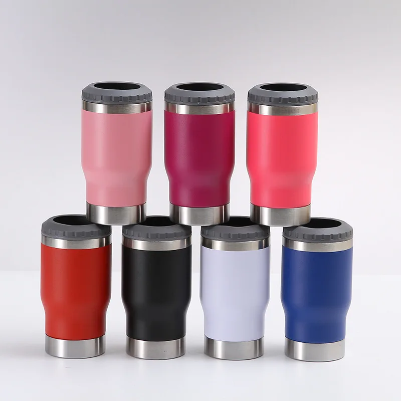 Double Wall Can Cooler, Stainless, Steel, 14oz - detail 6