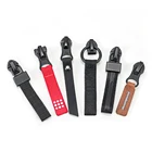 Customization 3#/5#/8# Nylon Metal Zinc Alloy Slider Zip Puller Head Letter Logo Webbing Plastic Zipper Slider
