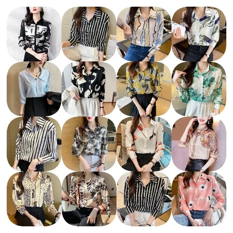 blusas mujer de moda 2024 summer office Lady Top female shirts Women's White Shirt Blouses Tops Long sleeve Chic Woman Blouse