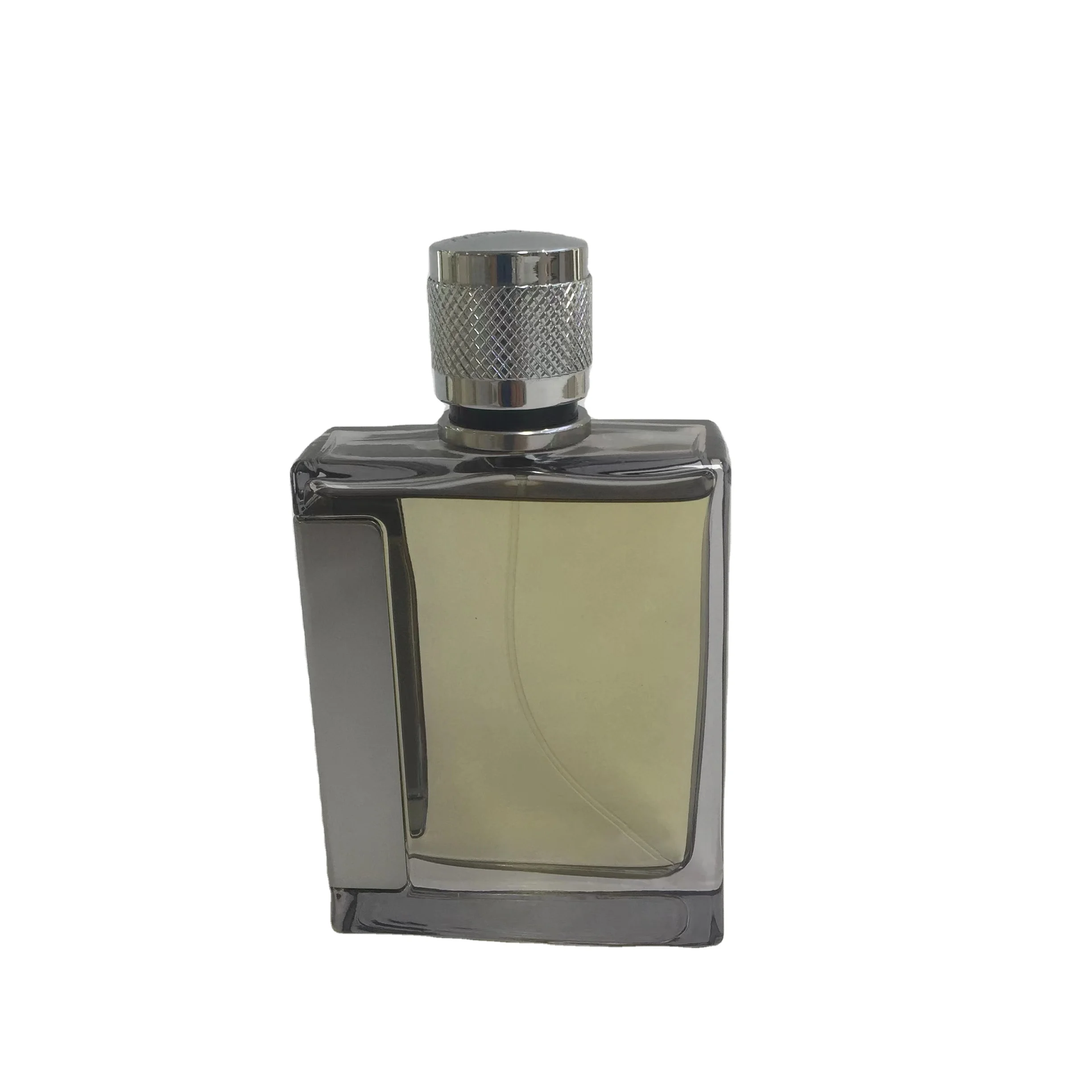 Black White Lid 100ml Filled Full Clear Perfume Tester Glass