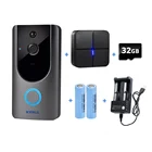 Phone 32g Video Doorbell Kerui Phone Connected House Video Doorbell With Cloud Storage And 32G Card