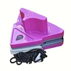 Cleaning Quality Assurance Rose Red Plastic/The Magnet Strong Magnetic Force For Window Glass Cleaning Brush