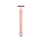Facial Massage Gold Energy Beauty Bar Electric Facial Massage Roller Waterproof Face Skin Care Massage Roller For Face