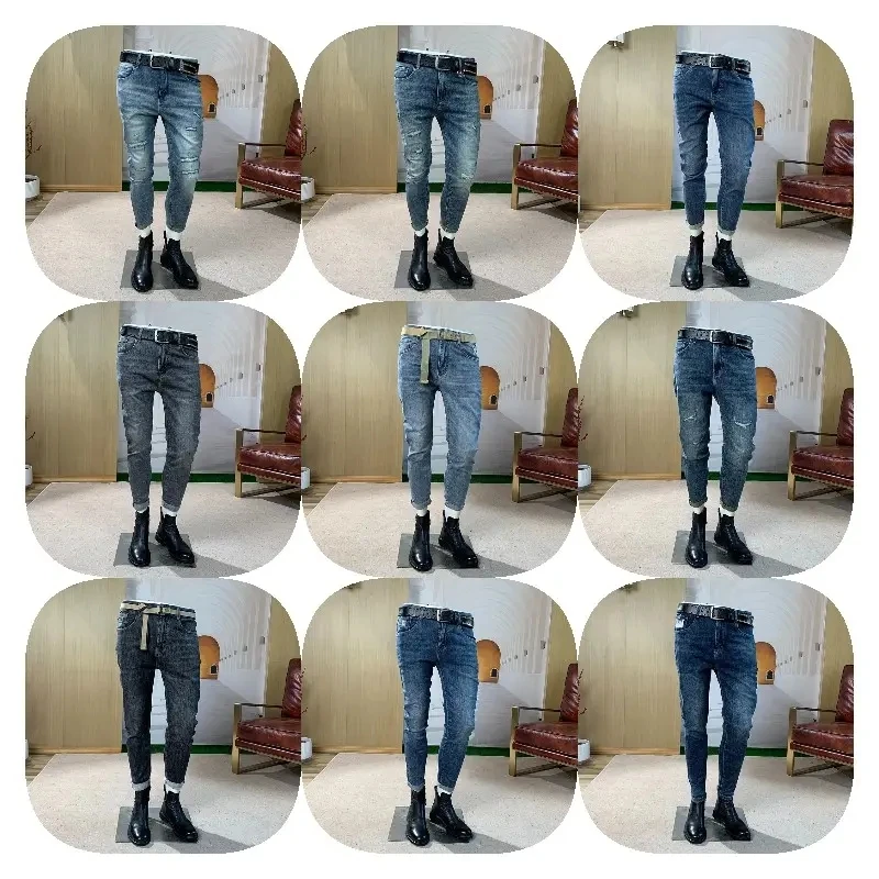 Wholesale New Fashion Plus Size Men's Jeans Loose Straight Tube Men Jeans Pants Work Cowboys Jeans