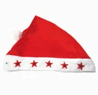 Adult Christmas Hat Non-woven Adult Five-star Electronic Christmas Hat With Lights