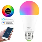 Bulb Led Bulb CTORCH Aluminum Pc Rgbw Compatible E27 7W 9W 12W Light Wifi Led Smart Bulb With Alexa