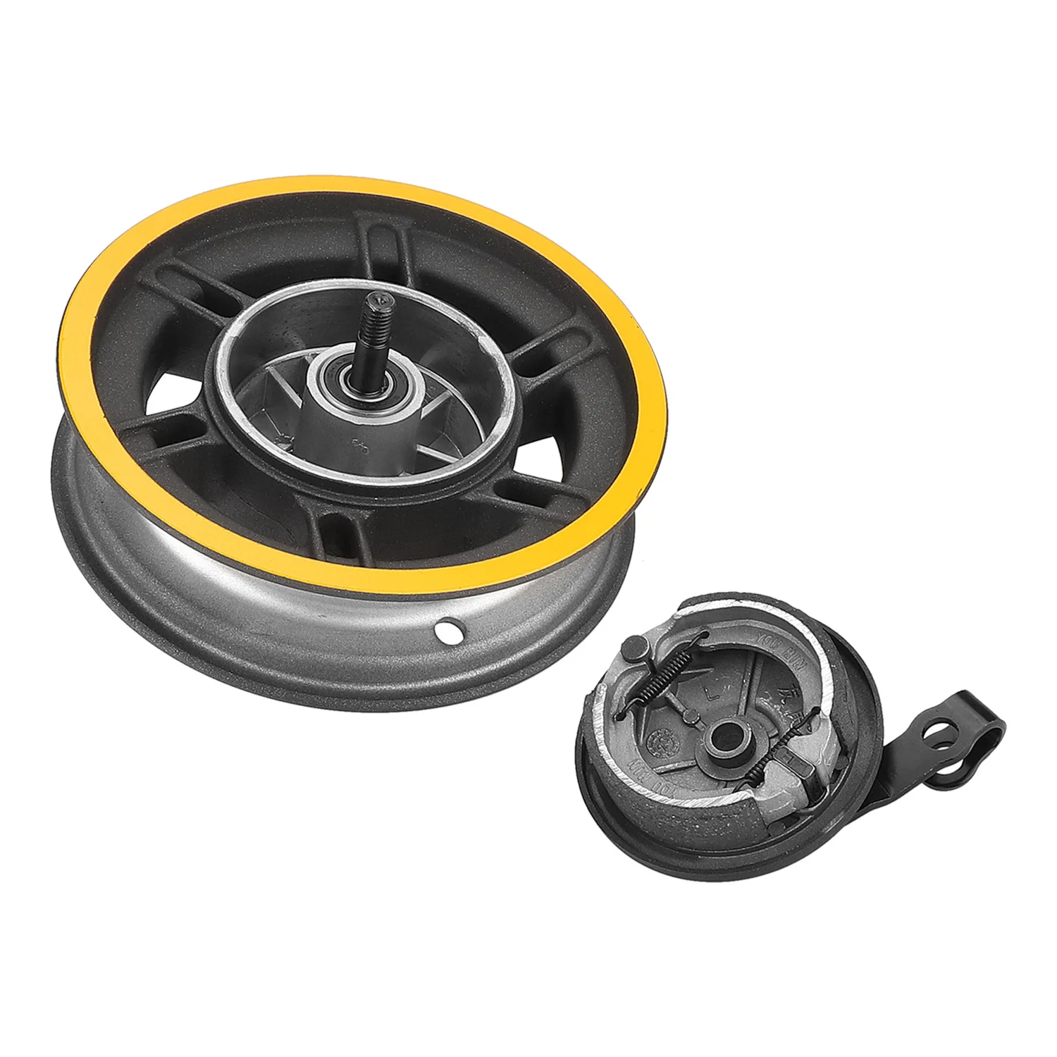 Patinete Electrico Para Adultos Max G30 10-inch Front Wheel Hub Scooter Parts Front Wheel Steel Ring Elektroroller-bausatz