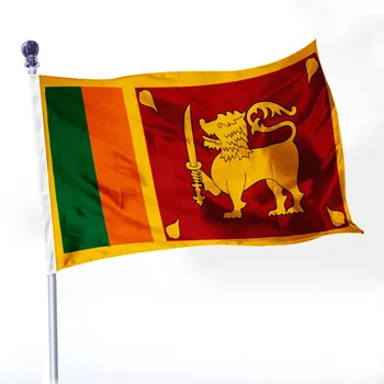 Sri Lanka flag custom holiday advertising flag 90*150cm polyester flag of sri lanka