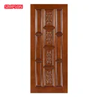 Turkish Door Solid Wood Coating Wood Doors Cherry Solid Wood Door Pvc Door Wood Turkish