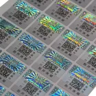 Code Qr Code Label Qr Code Hologram 1 Time Use Label With Serial Number Secure Anticounterfeit Sticker