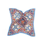Custom Silk Designer Hair Scarf Handmade Fashionable Popular Floral Custom Printing Hair Scarf Silk