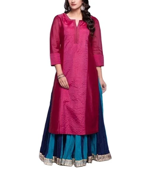 Latest Long Kurti Designs Punjabi Girls 