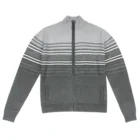 Sweaters Zippers ODM/OEM Men's Cardigan Computer Knitted Long Sleeves Mock-neck Sweaters With Zippers