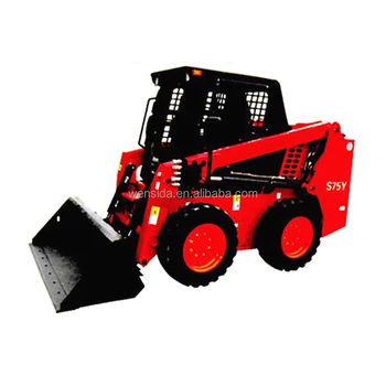 Multifunctional wheel crawler skid steer loader/small forklift hydraulic skid steer loader for orchard building demolition