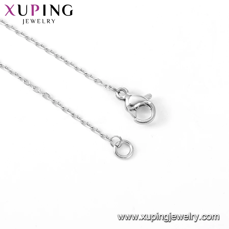 46941 Xuping fashion jewelry 2020 new arrival thin 1mm width stainless steel chain necklace
