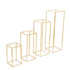 Wedding Gold Flower Stand Metal Dining Decorations Wedding Table Centerpiece