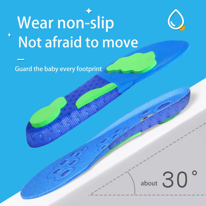 Breathable Fabric Kids Insoles EVA Foam Shoe Pads Breathable Fabric Kids Insoles EVA Foam Shoe Pads