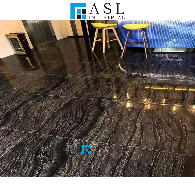 Ancient Wood Vein Black Marble Tiles and Marbles Stone floor tiles marble wall tiles