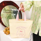 Tote Bag Lovely Cute Cartoon Canvas Carry Tote Bag Gift Customized Canvas Tote Bag With Pocket
