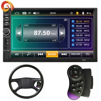 Factory supply 7 Touch Screen Car Stereo BT Navigation Function Car radio Radio FM USB SD Card Video Player