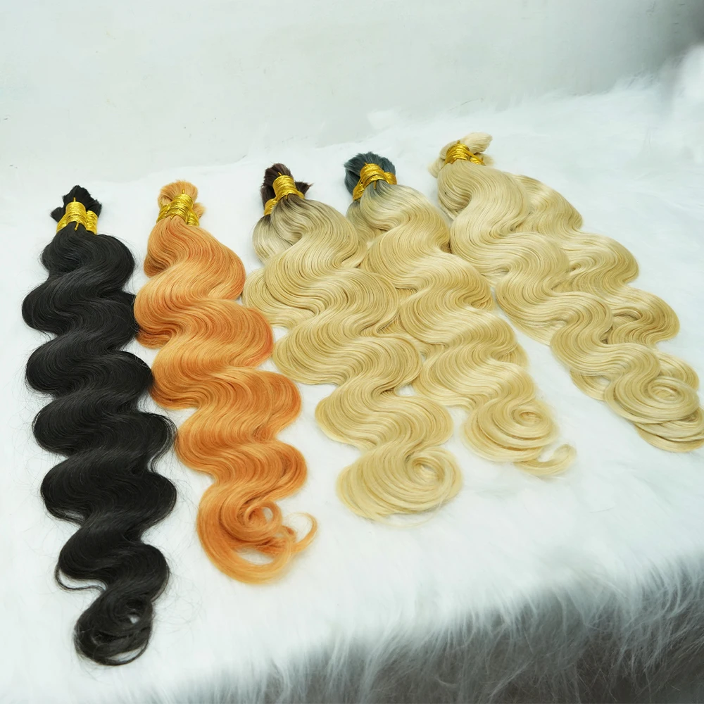 Cuticle Aligned Deep Curly Hair Extensions 100 Grams Wholesale 10A Grade Unprocessed Virgin Human Hair Bulk