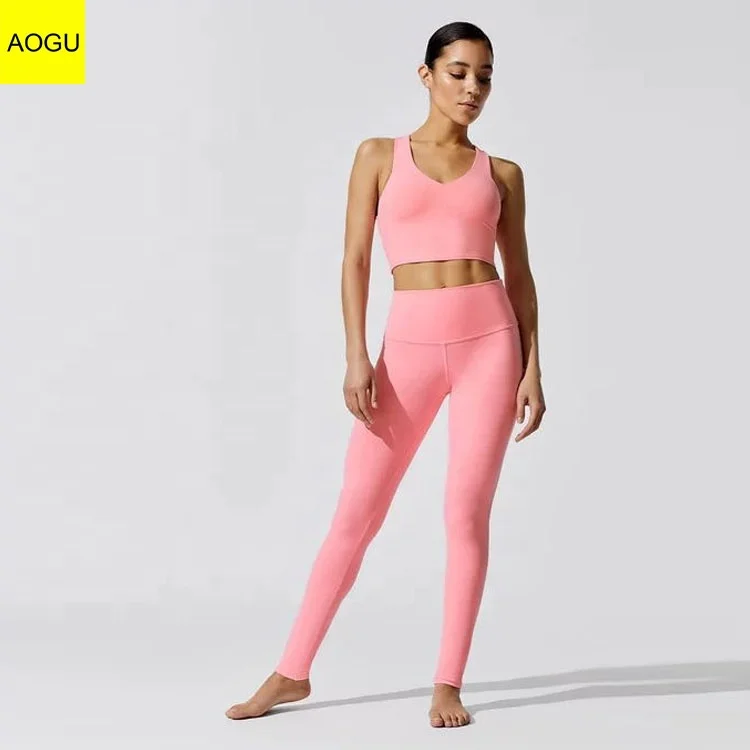 Alo Macaron Pink Leggings