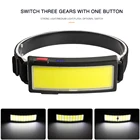 2022 New Design USB Charging COB Lamp Camping Mack Head Light Wholesale For Outdoor