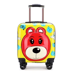 Customize Pattern Fashionable Cartoon Suitcase Bag Kids Luggage & Travel Bags Children Travel Trolley Luggage Bag
