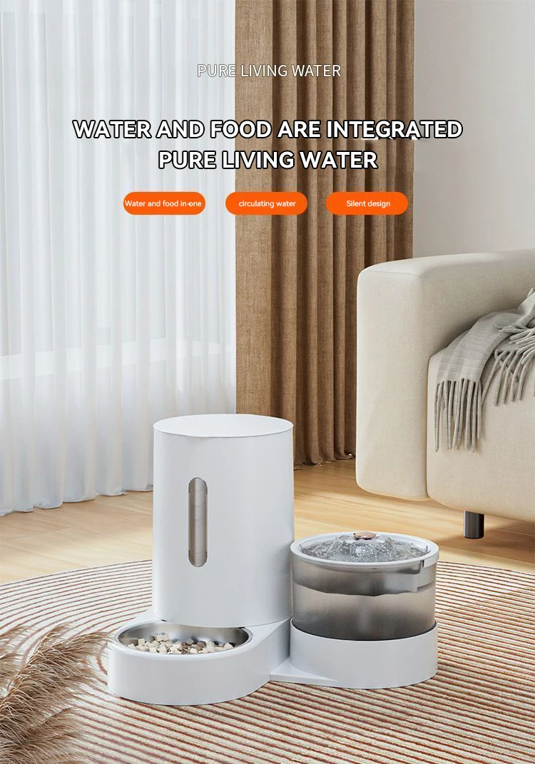 New Gravity Pet Feeder and Water Dispenser Set Automatic 2 in 1 Feeder Suitable for Dogs and Cats Pet Products details