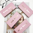 Eyelash Pink Cute Custom Luxury Empty Glitter False Eyelash Packaging Box 25mm Mink Eyelash Vendor
