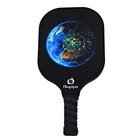 Racket Pickleball Rackets Paddle Carbon Paddle Racket With Red Silk Pp Honeycomb Inside Pickleball Paddle