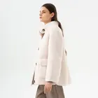 Coat Womens Women Down Coat Thick Soft Warm Fluffy Leather Coat With Fur Womens White Wool Coat