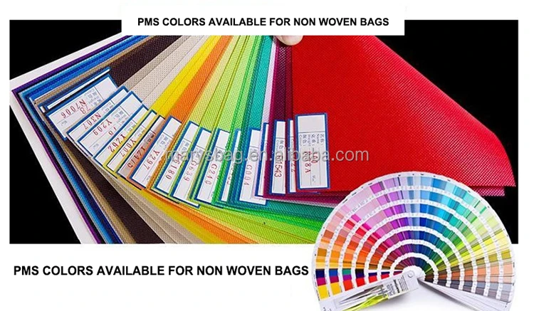 non woven color swatches