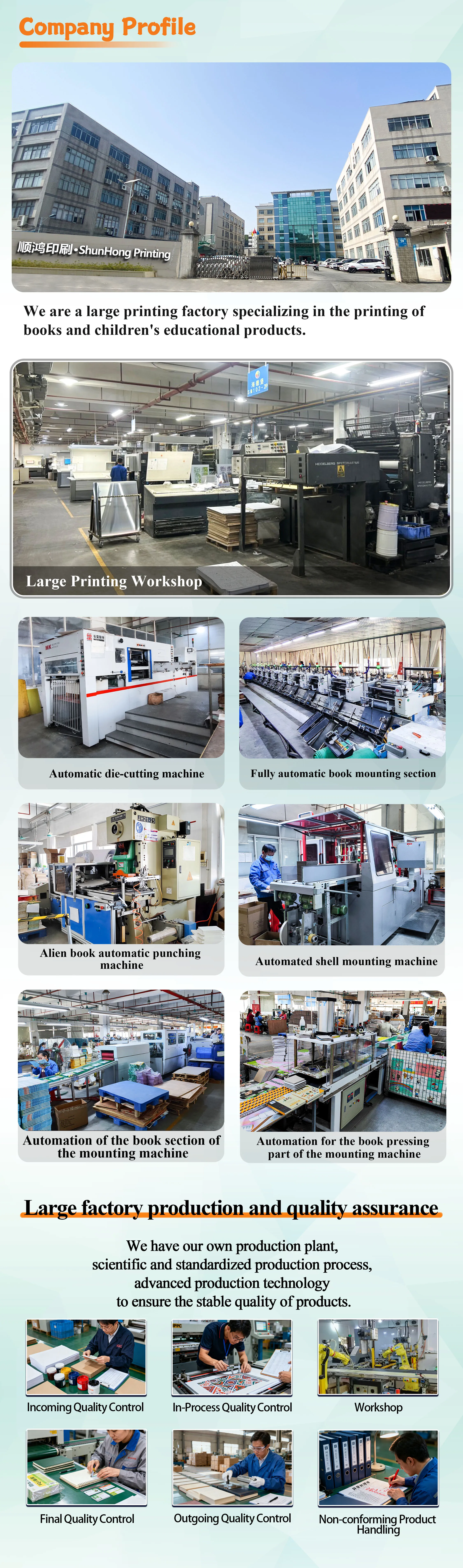 Customized Printing Baby Book First 100 Animals Words Education Hard Cover Board Book factory