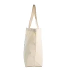 Organic Cotton Bag Cotton Bag Promotional Wholesale Custom Natural Handled Organic Cotton Handle Bag Plain Tote Bag