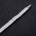 Jewelry 2020 New Arrival Jewelry Korean Leaf Charm Tennis Bracelet For Women