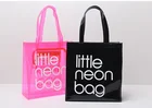 Handbag Bag Custom Logo Fashion Handbag Waterproof Transparent PVC Neon Tote Bag For Girls Jelly Shell Bag