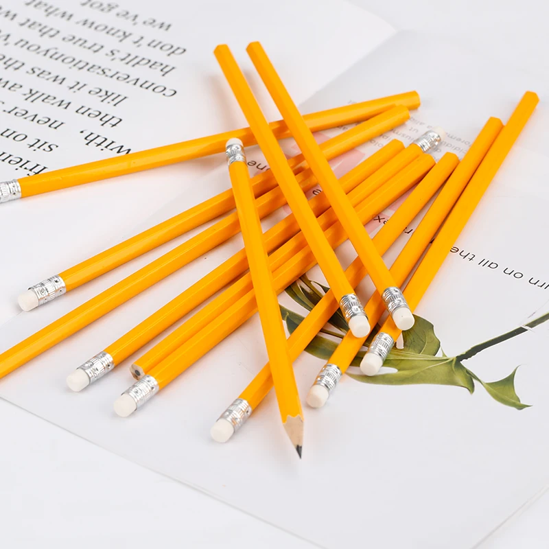 Yellow Graphite Hb Pencil With Eraser In Bulk Buy Hb Pencil,Hb